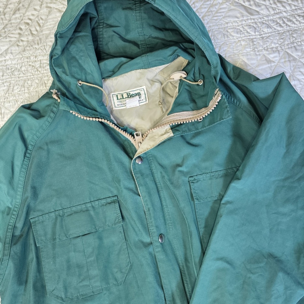 Vintage LL Bean Baxter State Parka Jacket Mens Large Hooded Made in USA Chore